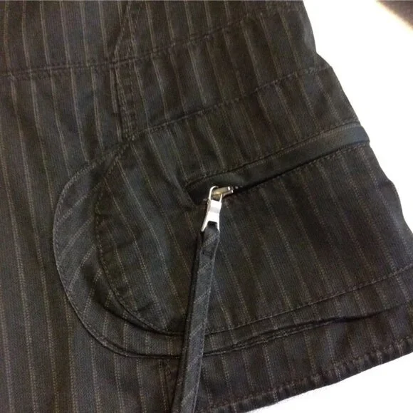 Banana Republic Black Striped Moto Jacket - XL - Picture 5 of 7